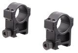 Trijicon AC22006 Riflescope Rings, 1" Extra High, Black Hardcoat Anodized - 719307400559 