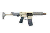 Q Sugar Weasel SBR, .300 AAC Blackout, 7.00" Barrel, 30+1 Rds, Flat Dark Earth - 850035705919 