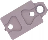 Q ATLAS Bipod Q-Sert Direct Mount, Clear Hardcoat Anodized - 850000857414 