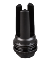 SilencerCo ASR Flash Hider, 13.5x1 LH tpi Threads, Black Steel - 817272016901 