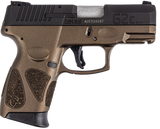 Taurus G2C, 9MM, 3.20" Barrel, 12+1 Rds, Bronze/Black - 725327627203 