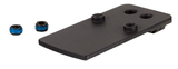 Trijicon RMRcc Dovetail Mount, Matte Black Steel, Fits Sig Sauer P365 - 719307616295 