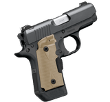 Kimber Micro 9, 9MM, 3.15" Barrel, 7 Rds, Black/Desert Tan Grips 
