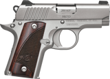 Kimber Micro Stainless Rosewood, 380 ACP, 2.75" Barrel, 7+1 Rds, Satin Silver - 669278332079 