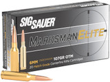 SIG Sauer Elite Match OTM, 6MM Creedmoor, 107 Grain, 20 Rds 