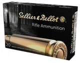Sellier & Bellot SB765RA, 7x65mmR, 173gr Soft Point Cut Through Edge, 20 Rds, Brass - 754908510313 