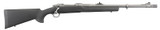 Ruger Hawkeye Alaskan, 375 Ruger, 20" Barrel, 3 Rds, Matte Stainless - 736676571000 