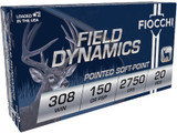 Fiocchi 308B, .308 Win, 150 Grain PSP, 20 Rds - 762344705637 