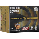Federal Hydra-Shok Deep, 32 H&R, 4.00" Barrel, 20 Rds, Brass - 604544701418 