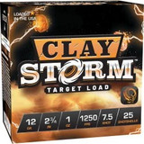 Fiocchi Clay Storm, 12 Gauge, 2-3/4'' Length, 1 oz #8 Shot, 25 Rds, Target Load - 762344713878 Fiocchi Clay Storm, 12 Gauge, 2-3/4'' Length, 1 oz #8 Shot, 25 Rds, Target Load - 762344713878