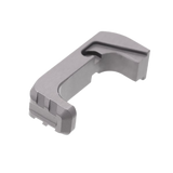 Tyrant CNC TD43X48EG, Extended Magazine Release, Grey Aluminum - 7426848613364 