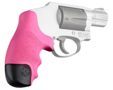 Hogue OverMolded Tamer, Cobblestone Pink Rubber, Finger Grooves - 743108600276 