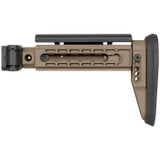 Midwest Alpha Series Folding Stock, Flat Dark Earth, Folding Mechanism - 812102034759 