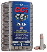CCI Uppercut, 22LR, 32 Grain Jacketed Hollow Point, 50 Rds - 604544688849 