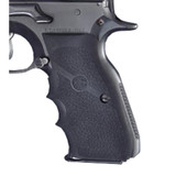 Hogue Rubber Monogrip, Finger Grooves, Black - 743108750001 