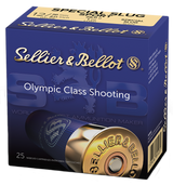 Sellier & Bellot SB12SLUG Shotgun, 12 Gauge, 2.75" Length, 1 oz Rifled Slug, 25 Rounds Per Box - 754908550050 