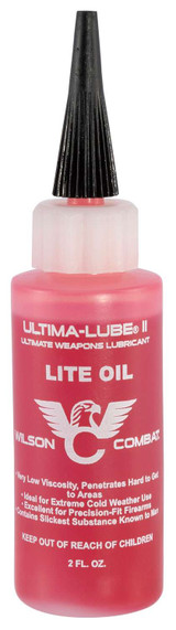 Wilson Combat Ultima-Lube II Lite Oil, 2 oz Squeeze Bottle, Against Wear - 874218008468 