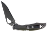 Spyderco BY03PS2 Byrd Cara Cara 2, 3.75" Folding Drop Point, Part Serrated, Stainless Steel Handle - 716104401505 Spyderco BY03PS2 Byrd Cara Cara 2, 3.75" Folding Drop Point, Part Serrated, Stainless Steel Handle - 716104401505