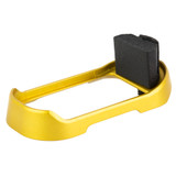 Shield Arms Magwell for Glock 43X/48, Machined Billet Aluminum, Anodized Gold - 850029544678 