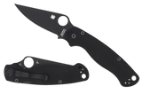 Spyderco Para Military 2, Black G-10 Handle, Black DLC Finish - 716104006847 Spyderco Para Military 2, Black G-10 Handle, Black DLC Finish - 716104006847