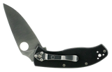 Spyderco Tenacious, Black G10 Handle, Satin Finish - 716104008612 Spyderco Tenacious, Black G10 Handle, Satin Finish - 716104008612