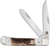 CobraTec Traditional Trapper Stag, VG10 Blades, Genuine Stag Handle 
