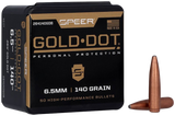 Speer Gold Dot 6.5mm .264 140 GR Soft Point, 50 Box - 604544635874 