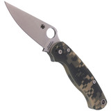 Spyderco Para Military 2, 3.45" CPM S45VN Blade, Camo G10 Handle, Includes Pocket Clip - 716104006854 