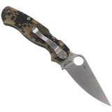 Spyderco Para Military 2, 3.45" CPM S45VN Blade, Camo G10 Handle, Includes Pocket Clip - 716104006854 
