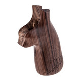 Hogue S&W K/L Frame Round Butt Grip, Smooth Hardwood, Brown - 743108193143 