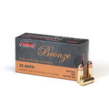 PMC Bronze 25 Auto, 50 Grain FMJ, 50 Rounds - 741569070027 