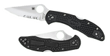 Spyderco Delica 4, 2.88" VG-10 SS Blade, Black Textured FRN Handle - 716104001057 Spyderco Delica 4, 2.88" VG-10 SS Blade, Black Textured FRN Handle - 716104001057
