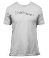 Magpul SGA Blueprint T-Shirt, Stone Gray Heather, Cotton/Polyester, Small - 840815138822 