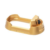 Tyrant CNC TDG19G34MWGLDBLKSRW Magwell, Gold Aluminum, Fits Glock 19 Gen 3-4 - 7426848614323 