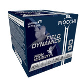 Fiocchi Hi-Vel 410GA, 3.00" Max Dr, 11/16oz #8, 25 Rds - 762344703626 