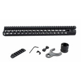 Bravo KMR Alpha Keymod Handguard, 17" Length, Black Finish - 812526021502 Bravo KMR Alpha Keymod Handguard, 17" Length, Black Finish - 812526021502