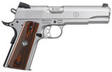 Ruger SR1911, 45 ACP, 5.00" Barrel, 8+1 Rds, Stainless - 736676067008 