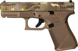 Glock G19 Gen5 MOS, 9MM, 4.02" Barrel, 15 Rds, FDE Camo - 617695827869 