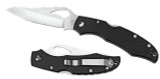 Spyderco Byrd Cara Cara 2 Lightweight, 3.75" Part Serrated Blade, Black FRN Handle - 716104401581 