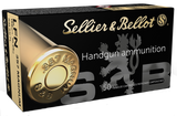 Sellier & Bellot SB357L, 357 Mag, 158 gr, Lead Flat Nose, 50 Rds, Brass - 754908500758 