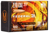 Federal Fusion Component, 270 Win, 130 Grain, 400 Rds, Fusion Soft Point - 604544649543 