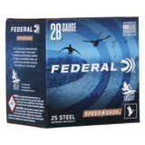 Federal Speed-Shok, 28GA, 2.75" Barrel, 25 Rds, Steel - 604544628203 
