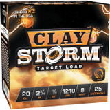 Fiocchi Clay Storm 20 Gauge, 2-3/4'' 7/8oz #8 Shot, 1210 FPS, 25 Rds - 762344713922 Fiocchi Clay Storm 20 Gauge, 2-3/4'' 7/8oz #8 Shot, 1210 FPS, 25 Rds - 762344713922