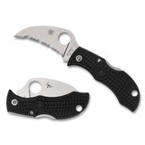 Spyderco Manbug Hawkbill, VG-10 Blade, Satin Finish, Black FRN Handle - 716104000036 Spyderco Manbug Hawkbill, VG-10 Blade, Satin Finish, Black FRN Handle - 716104000036