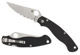 Spyderco Military 2, 4" Folding Plain Stonewashed CPM S30V SS Blade, Black Textured G10 Handle - 716104017324 Spyderco Military 2, 4" Folding Plain Stonewashed CPM S30V SS Blade, Black Textured G10 Handle - 716104017324