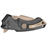 Hogue X5 SIG Emperor Scorpion, 3.5" Spear Point Blade, Flat Dark Earth PVD, Black Aluminum Handles with G10 Inserts - 743108365700 Hogue X5 SIG Emperor Scorpion, 3.5" Spear Point Blade, Flat Dark Earth PVD, Black Aluminum Handles with G10 Inserts - 743108365700