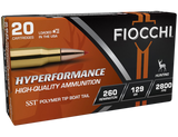 Fiocchi Hyperformance, 260 REM, 129 Grain SST, 200 Rds - 762344712178 