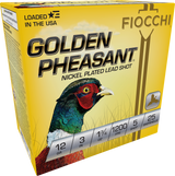 Fiocchi 123GP5 Golden Pheasant Extrema, 12 Gauge, 3" Shell, 25 Rds per Box, Nickel-Plated Lead - 762344703664 