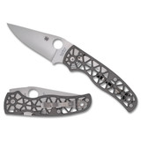 Spyderco Edgerati, Compression Lock, Satin Finish - 716104017942 
