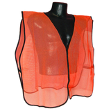 Radians Safety Vest, Lightweight, Highly Visible, Orange Polyester Mesh - 674326223414 